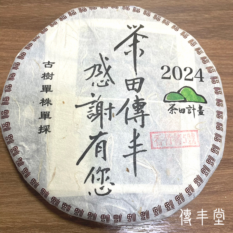 2023年 單株古樹青餅(香竹箐古樹-編號5)